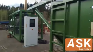 Машина по производству древесного угля - Углевыжигательная печь непрерывного действия «ASK Techniks - 200»