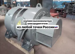 Скупка высоковольтных электродвигателей в любом состоянии