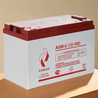 Аккумулятор Рубин Рубин AGM-U (12-100)