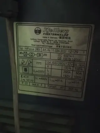 Источник тока плазменной резки KJELLBERG