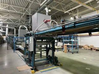 Высокоскоростная линия для производства обоев Emerson &amp; Renwick
