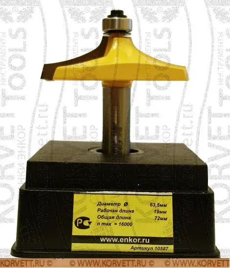 10587. Фреза фигирейная горизонтальная н\п D63.5х19,Х12