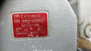 Мотор редуктор BONFIGLIOLI F-41 2 i-30.1, двиг 2.2 квт