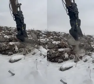 Универсальные гидроножницы на экскаватор Doosan, Huyndai, Komatsu и других