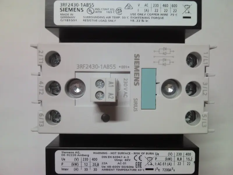 Контактор Siemens 3RF2430-1AB55