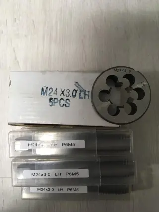 Метчики плашки левые