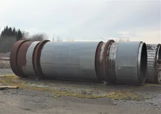 Сушильный барабан АБЗ WIBAU, 40 м3