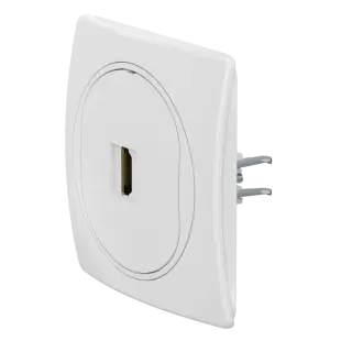 Розетка скрытой установки CADUCEUS ALING EON с модулем Keystone HDMI тип A-A