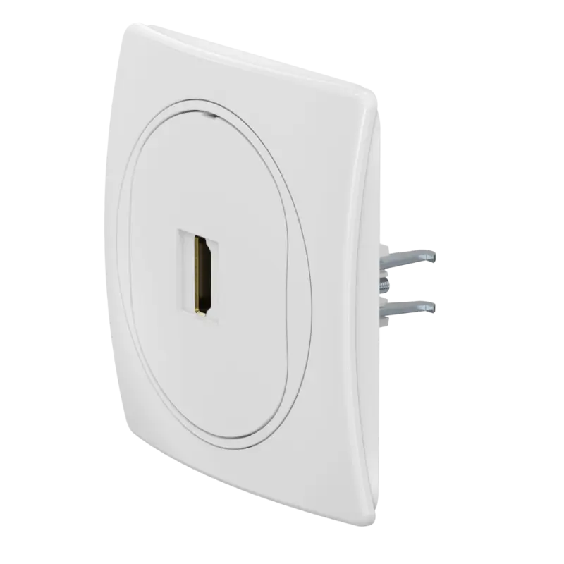 Розетка скрытой установки CADUCEUS ALING EON с модулем Keystone HDMI тип A-A