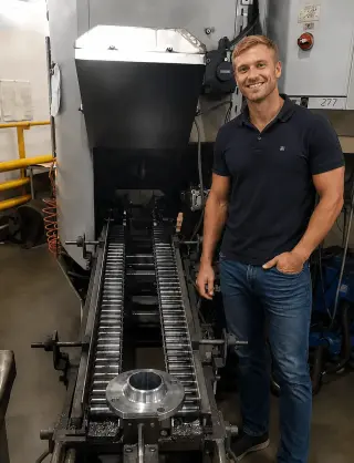 Станок токарный двухшпиндельный с ЧПУ ПАБ 350