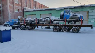 : с/т Урал + п/прицеп НЕФАЗ-93341 + с/т Урал + запчасти ! ОТС