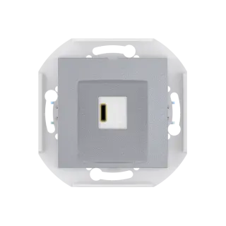 Розетка скрытой установки CADUCEUS ALING PRESTIGE USB, тип С, для зарядки, 1-го устройства, 3А, 5В=, 250В~, механизм