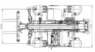 Телескопический погрузчик XCMG XC6-3514К