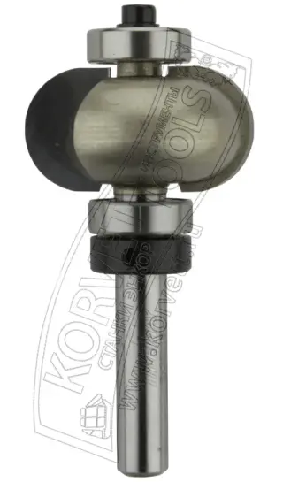 1607-952. Фреза кромочная галтельная в+н\п R9.52 D35 H19.05 TL71 Х8