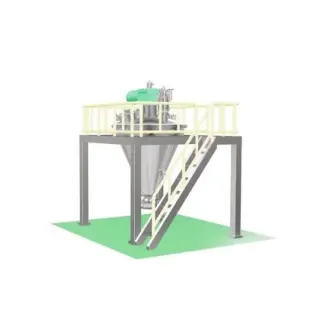 Одноконусную спиральную вакуумную сушилку DZLG-6000