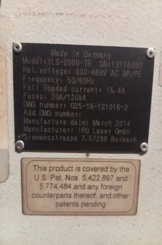 Станок лазерной резки ermaksan SM 3000х1500 2000W