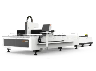 Оптоволоконный лазерный станок по металлу со сменным столом XTC-1530HE/1000 Raycus