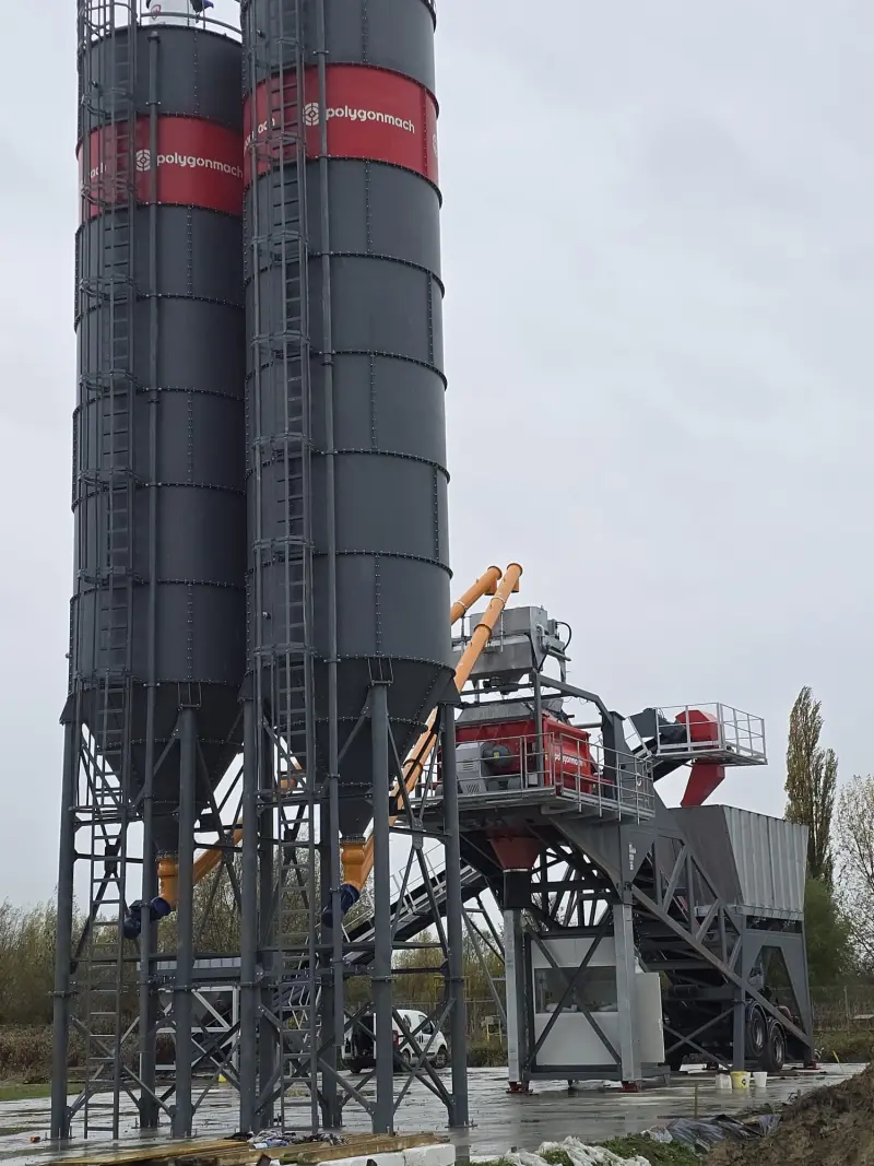 ПРОДАЕМ : Бетонные заводы POLYGONMACH 60–200 тонн/час