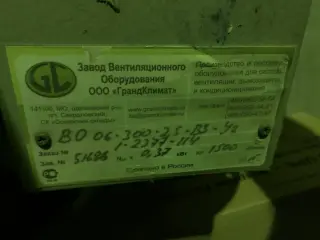 Вентилятор осевой ВО 06-300-2.5
