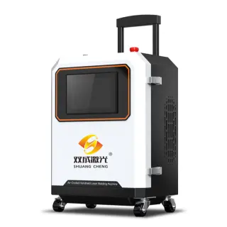 SCLASER SC-FSQ300W — импульсный лазерный очистительный станок 300W для удаления ржавчины, краски и загрязнений с высокой точностью