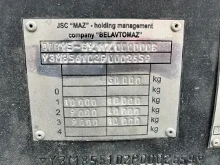 Прицеп МАЗ 856102, 2023, Идентификационный номер: Y3M856102P0002659