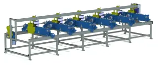 Проходной торцовочный станок SAWLINE CROSS 6200