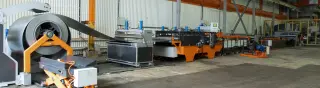 Линия продольно-поперечной резки металла до 4 мм