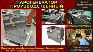 Парогенераторы промышленные производственные