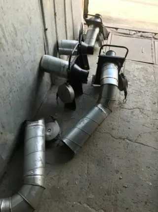 Таль-балансир с отводом для газоотводного шланга