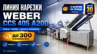 Слайсер линия нарезки Weber ССS 405 А200