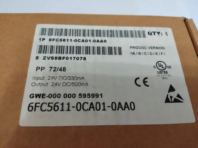 Мoдуль Siеmеns sinuмеriк 6FC5611-0CA01-0AA0 (NEW)