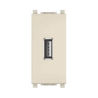Розетка USB 2.0 тип А CADUCEUS ALING EXPERIENCE для скрытой проводки, для зарядки 1-го устройства