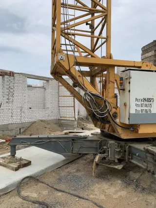 Быстромонтируемый башенный кран Liebherr 120 K.1