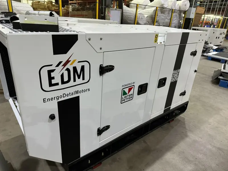 Дизель генератор EDM L180LR (S) на базе ДВС Lister Petter