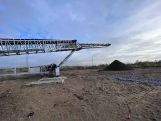 Радиальный конвейер Автоматический Телескопический PTRC1000, 1000 т/час, PolygonMach Турция