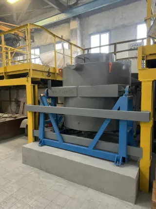 Плавильная печь сопротивления наклоняемого типа ALGM-490