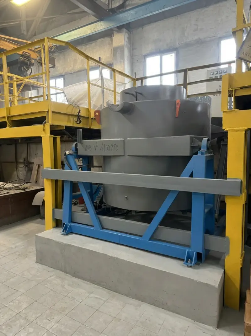 Плавильная печь сопротивления наклоняемого типа ALGM-490