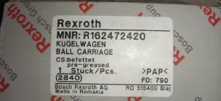Линейные подшипники/ каретки BOSCH REXROTH