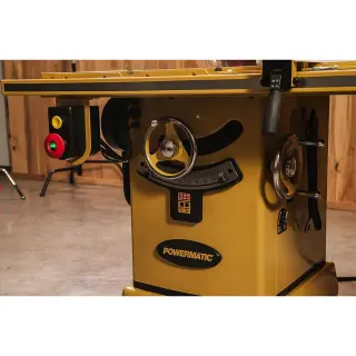 Настольная пила Powermatic ArmorGlide PM3000T 14 дюймов, ширина пропила 50 дюймов, система Accu-Fence, мощность 7,5 л.с., 3 фазы, напряжение