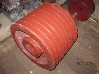 Шкив клиноремённый 2 ручья профиль.