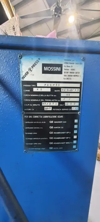 Пресс автомат MOSSINI