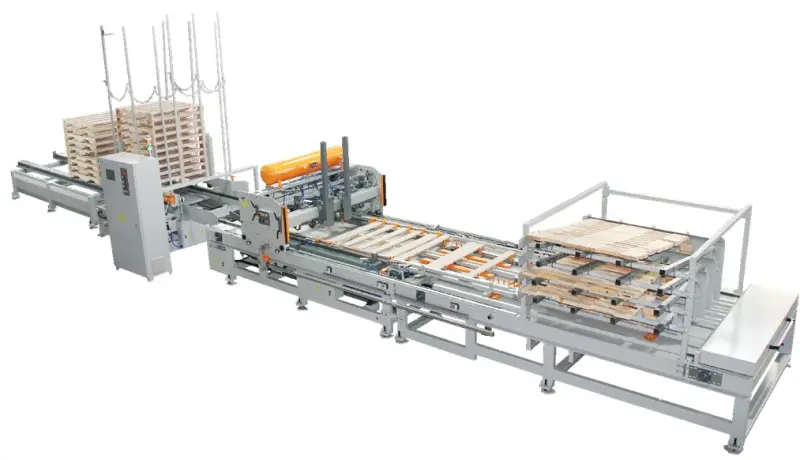Полуавтоматическая линия сборки поддонов ITALL PALL PALLET MASTER 1000