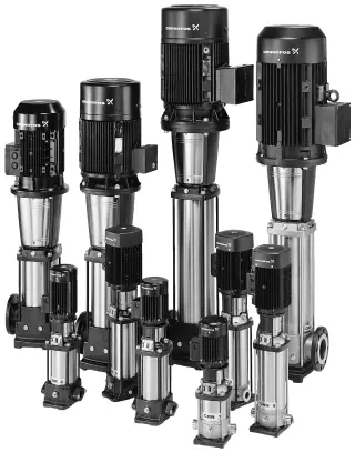 Насосы Grundfos  CR15-07   A-A-A-E-HQQE