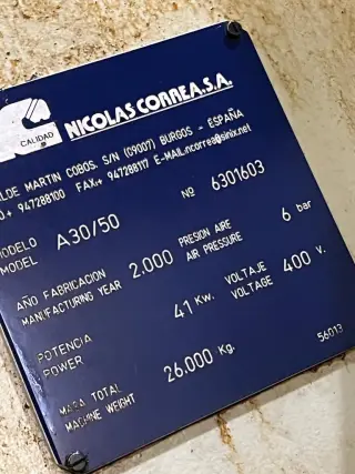 Фрезерный станок с ЧПУ CORREA - A30/50 CNC 5 осевой 5000 x 1200 x 1500 mm = Mach4metal 6955