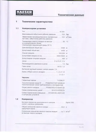 Компрессор мобильный винтовой Kaeser M220