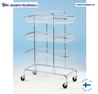 Тележка медицинская 270 для белья Lojer (Merivaara), Финляндия