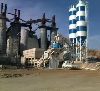 Мобильный бетонный завод Polygonmach Mobile 120 (120 м3/час) Турция