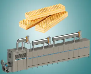 Линия производства вафли