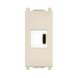 Розетка USB тип C CADUCEUS ALING EXPERIENCE для скрытой проводки, для зарядки 1-го устройства