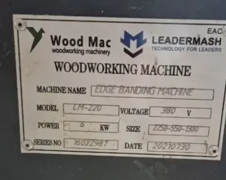 Кромкооблицовочный станок WoodMac StartEdge LM 220